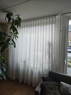 Witte inbetween gordijnen 3 stuks, Huis en Inrichting, Ophalen, Gebruikt, 200 cm of meer, Wit