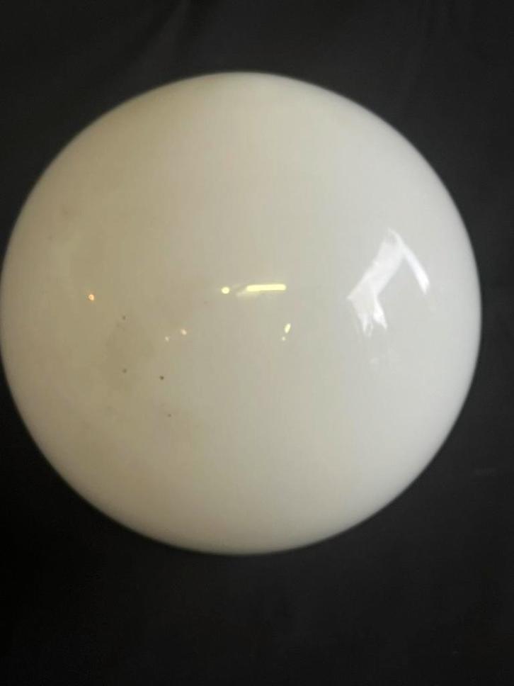 Witte opaline bollen (8 stuks), Antiek en Kunst, Antiek | Lampen, Ophalen