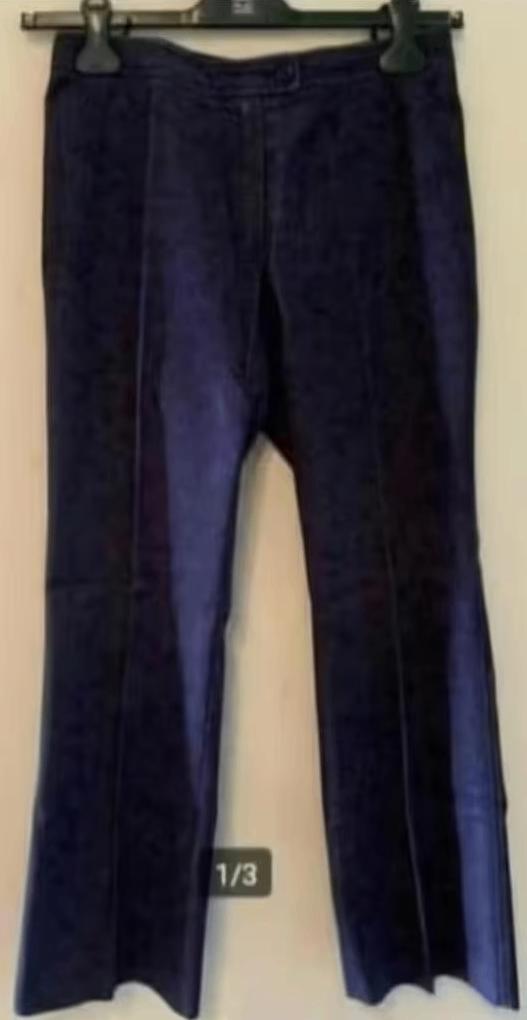 Blauwe stretch broek jeans, spijkerbroek, soho new york, M, Maat 38/40 (M), Blauw, Ophalen of Verzenden, Zo goed als nieuw