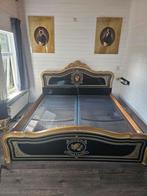 Tweepersoonsbed - Barok stijl, Huis en Inrichting, Slaapkamer | Bedden, Barok, Zwart, Tweepersoons, Ophalen of Verzenden