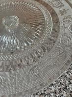 Mooie Glazen Taartplateau, Huis en Inrichting, Keuken | Servies, Ophalen of Verzenden, Glas of Glazen