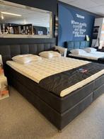 !!! ELEKTRISCHE BOXSPRING 180/200 SHOWMODEL!!!, Ophalen, GOED SLAPEN, 7651 AW, Grijs