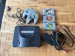 Nintendo 64 set, Spelcomputers en Games, Spelcomputers | Nintendo 64, Ophalen of Verzenden, Gebruikt, Met 1 controller, Met games