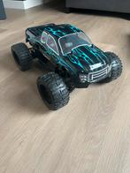 Stoere RC Monster Truck + 2 accu's, snellader, LED, Hobby en Vrije tijd, Ophalen of Verzenden, Zo goed als nieuw, Overige schalen