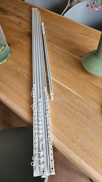 IKEA Vidga 5 rails, enkel. 705cm totaal beschikbaar voor biedingen