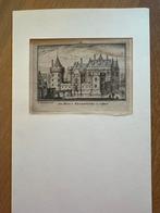 Oude prent van Het Huis te Kronenburg in Delfland, Antiek en Kunst, Ophalen of Verzenden