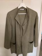 Kaki groen, suède jacket van Costes maat M, Maat 38/40 (M), Ophalen of Verzenden, Zo goed als nieuw, Groen