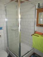 douchewand met draaideur en wandcloset, Ophalen, Gebruikt