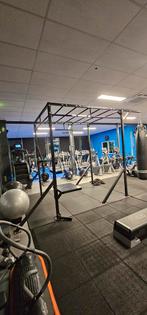 Te koop aangeboden: indoor Powercage rack + attributen., Sport en Fitness, Fitnessmaterialen, Ophalen, Gebruikt, Benen, Overige typen