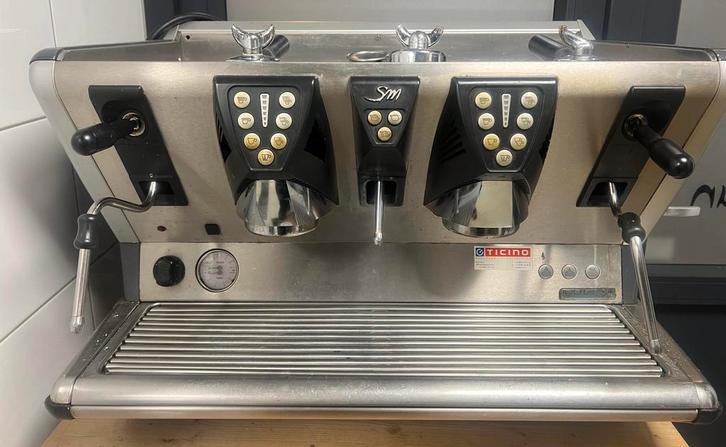 La San Marco 100E SM Espresso Machine, Witgoed en Apparatuur, Koffiezetapparaten, Espresso apparaat, 10 kopjes of meer, Ophalen of Verzenden