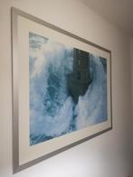 Kolkend water rond vuurtoren., Antiek en Kunst, Kunst | Schilderijen | Abstract, Ophalen