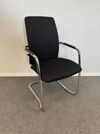 Vergaderstoelen Beta Be10 stapelbaar zwart chroom, Gebruikt