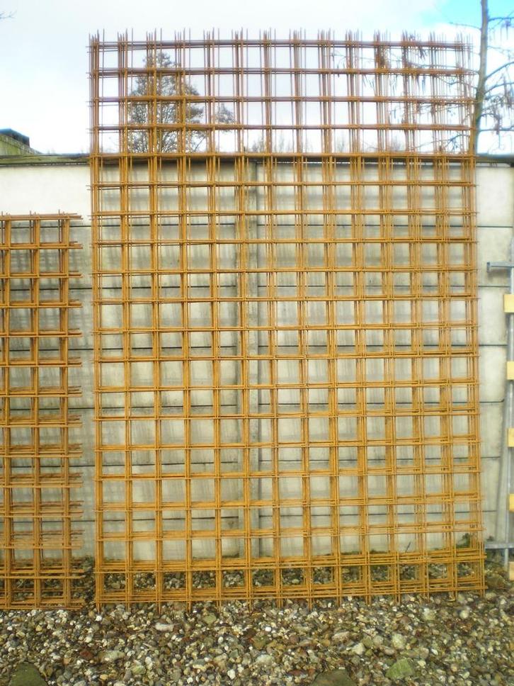 IJZEREN betonmat, tuingaas, betongaas, staalmat 150x150x6, Tuin en Terras, Gaas en Draad, Nieuw, Minder dan 10 meter, Ophalen