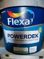 GRATIS: Flexa powerdek ral 1090 (mat gebroken wit), Doe-het-zelf en Verbouw, Ophalen, Gebruikt, 5 tot 10 liter, Wit