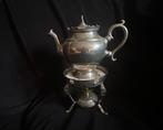 Antieke theepot met bijpassende rechaud., Ophalen of Verzenden