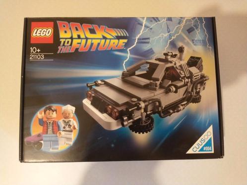 Lego Back to the future DeLorean. "Sheild" misprint 21103, Kinderen en Baby's, Speelgoed | Duplo en Lego, Zo goed als nieuw, Lego
