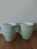 Twee mokken, Ophalen of Verzenden, Zo goed als nieuw, Overige stijlen, Kop(pen) en/of Schotel(s)