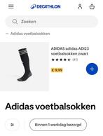 Adidas voetbalsokken  nieuw!, Ophalen of Verzenden, Nieuw, Sokken en Kniesokken
