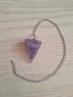 Amethist pendel, Sieraden, Tassen en Uiterlijk, Edelstenen, Ophalen of Verzenden, Zo goed als nieuw
