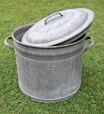 weckketel, ketel van zink, wastobbe, wasteil beschikbaar voor biedingen