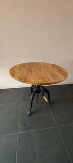 Verstelbare tafel, Ophalen, 50 tot 100 cm, Rond, 50 tot 100 cm