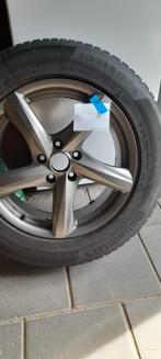 3 lichtmetalen velgen met band VW Tiguan, Auto-onderdelen, Ophalen, 215 mm, Banden en Velgen, 17 inch