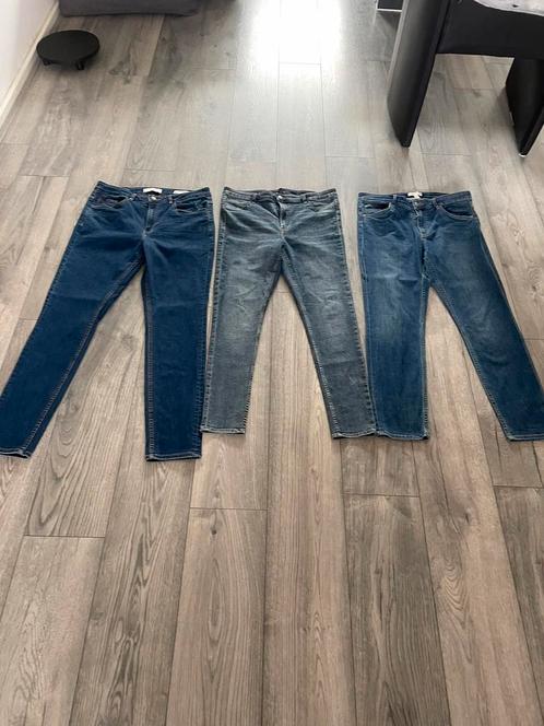 3 Spijkerbroeken maat 46: 1 Nieuwe Blue Ridge /2 z.g.a.n H&M, Kleding | Dames, Spijkerbroeken en Jeans, Zo goed als nieuw, Overige jeansmaten