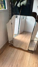 Ouderwetse kaptafel spiegel, Huis en Inrichting, Ophalen, Gebruikt, 100 tot 150 cm, 75 tot 100 cm