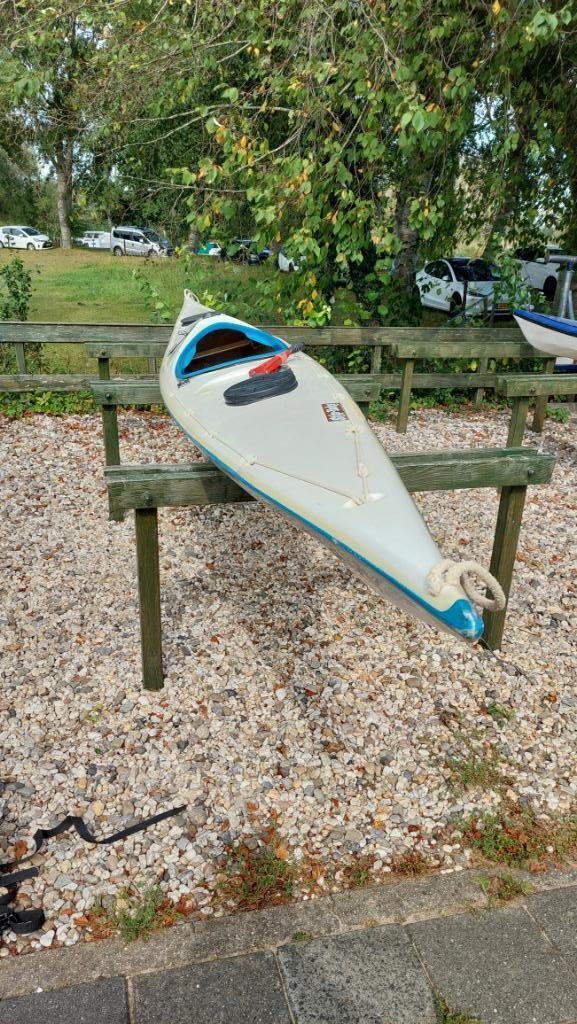 Echte Stip-Yak kajak m lenspomp 5,2m, Watersport en Boten, Kajaks, Gebruikt, 1-persoons, Ophalen