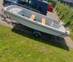 Stabiele boot incl trailer en 9,9 4takt motor, Ophalen, Gebruikt, Tot 10 pk, 3 tot 6 meter