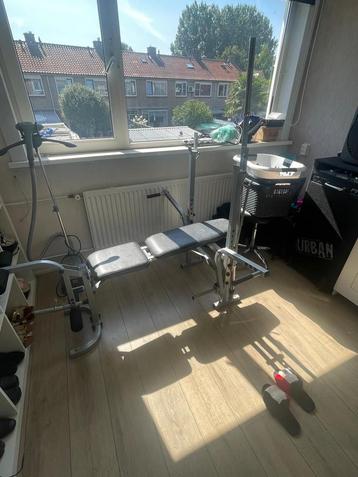Bench press Sven met gewichten beschikbaar voor biedingen