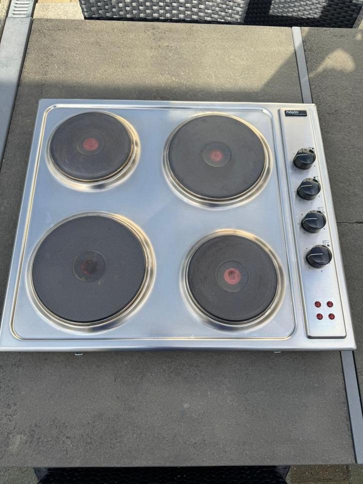 Pelgrim inbouw keramische kookplaat, Witgoed en Apparatuur, Kookplaten, Gebruikt, Inbouw, Keramisch, 4 kookzones, Ophalen
