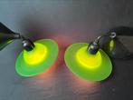 Funky vintage space Age groene glazen ufo lampen van Massive, Huis en Inrichting, Ophalen of Verzenden