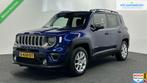 Jeep Renegade 1.0T Limited CARPLAY TREKHAAK NAVI LM 43000 KM, Auto's, Jeep, Voorwielaandrijving, 65 €/maand, Stof, Blauw