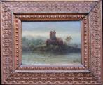 DUITS==J Heydendael 1844 - 1906== ruïne in landschap=, Antiek en Kunst, Ophalen of Verzenden