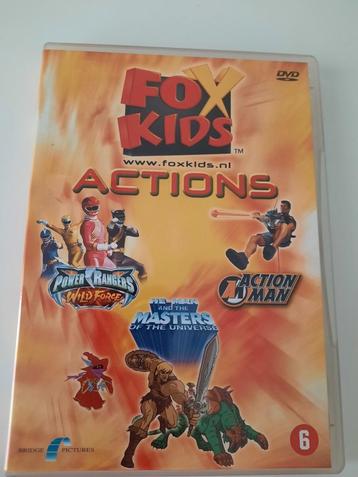 Fox kids actions dvd met o.a power rangers ,action man 