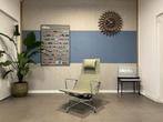 Vitra | Eames | EA124 | Licht groen | Chroom | 1x, Vitra, Gebruikt, -, 100 tot 125 cm
