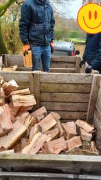 Haardhout brandhout 100%EIKEN stookklaar gratis bezorgd!, 6 m³ of meer, Ophalen of Verzenden, Eikenhout, Blokken