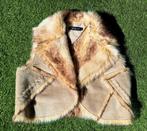 Bodywarmer met bont - Maat 36/38, Kleding | Dames, Bodywarmers, Beige, Ophalen of Verzenden, Zo goed als nieuw, Maat 36 (S)