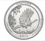 Amerika - Quarter 2015 - Louisiana - Kisatchie, Verzenden, Noord-Amerika, Losse munt