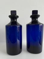 BRISTOL BLUE APOTEKERSFLESSEN. —  19 de EEUW., Antiek en Kunst, Ophalen