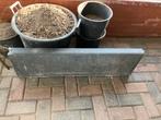 Opsluitband antraciet, Tuin en Terras, Bielzen en Borders, Ophalen, Gebruikt, Beton, Minder dan 100 cm