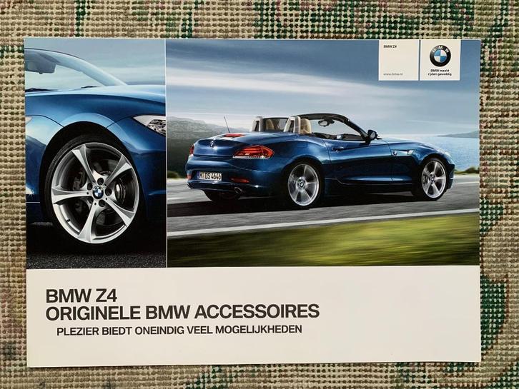 Nederlandse accessoire folder BMW Z4 E89 2010 nieuw!, Boeken, Auto's | Folders en Tijdschriften, Nieuw, BMW, Ophalen of Verzenden
