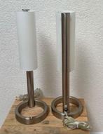 2 mooie design tafellampen // bedlampjes, ZGAN, Ophalen of Verzenden, Zo goed als nieuw, Minder dan 50 cm