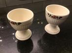 2 wedgwood Briar rose eierdopjes., Overige typen, Ophalen of Verzenden, Zo goed als nieuw, Wedgwood