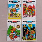 Vier leuke oude stickers.   POLLY Fietsen., Verzamelen, Ophalen of Verzenden, Zo goed als nieuw, Overige typen