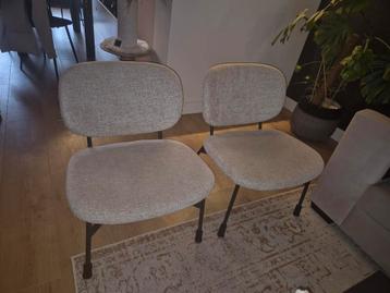 2 fauteuils beige/creme