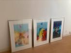 Henk van Vessem drieluik, Antiek en Kunst, Kunst | Litho's en Zeefdrukken, Ophalen