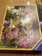 Ravensburger puzzel - 1000 stukjes - katten, Ophalen of Verzenden, 500 t/m 1500 stukjes, Gebruikt, Legpuzzel