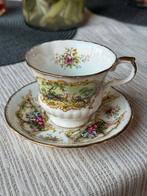 Vintage Paragon Chippendale Kop en Schotel, Ophalen of Verzenden